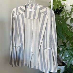 Linen blend jacket | size small